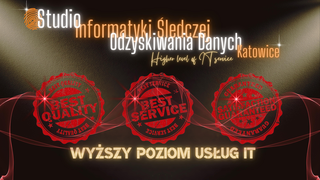Zdjęcie na okładce dla Studio Informatyki Śledczej i Odzyskiwania Danych Katowice